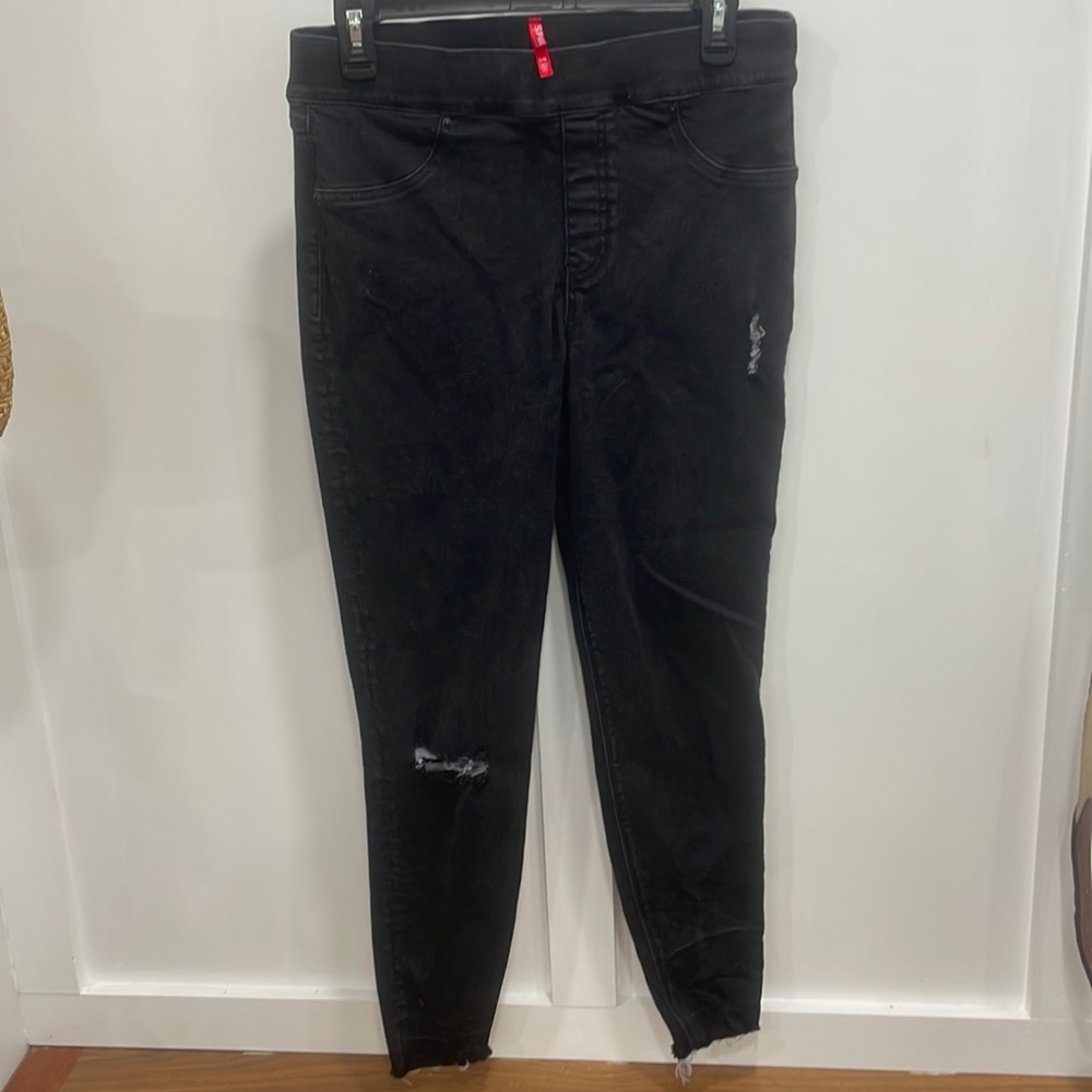 Spanx jean tights size L